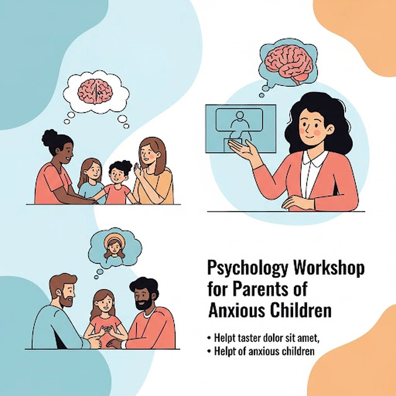 والدین در کارگاه روانشناسی آموزش اضطراب کودک