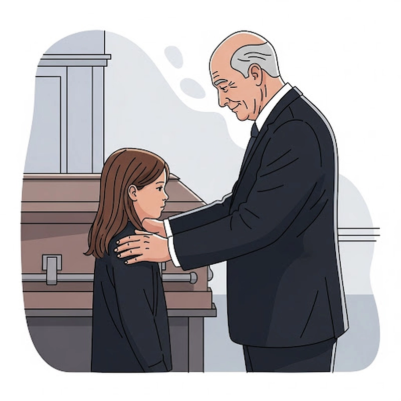 صحبت والد با کودک درباره مرگ