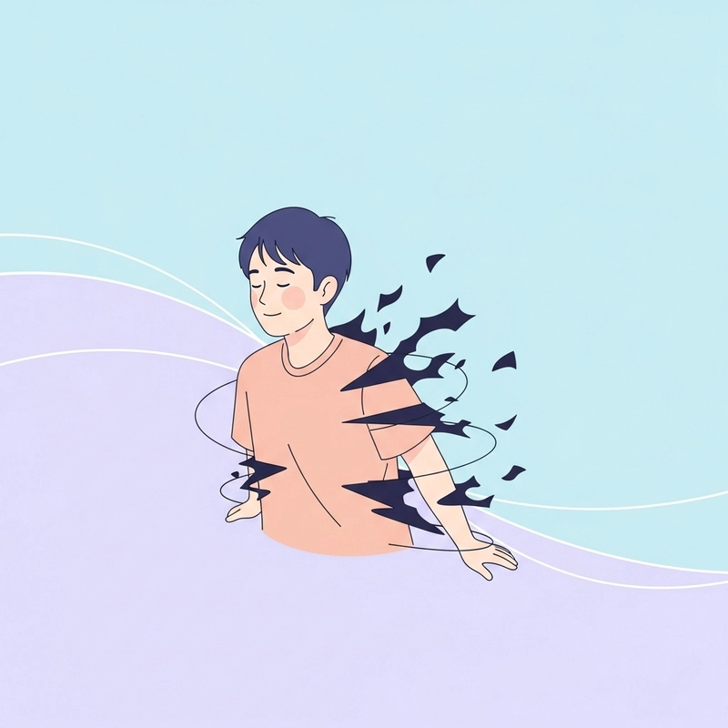 فردی در حال قطع ارتباط از یک رابطه ناسالم و آغاز زندگی بهتر