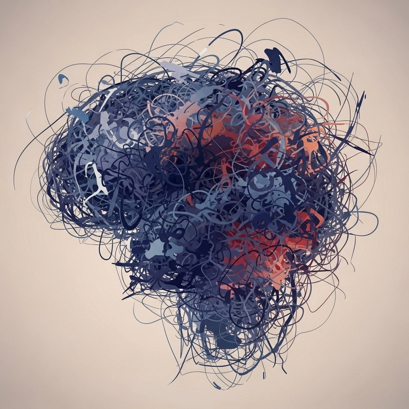 ذهن درگیر با افکار آزارنده و منفی