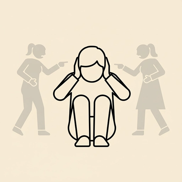 تعارض مزمن والدین و کودک با گوش‌های گرفته؛ استرس همیشگی و ناایمنی عاطفی