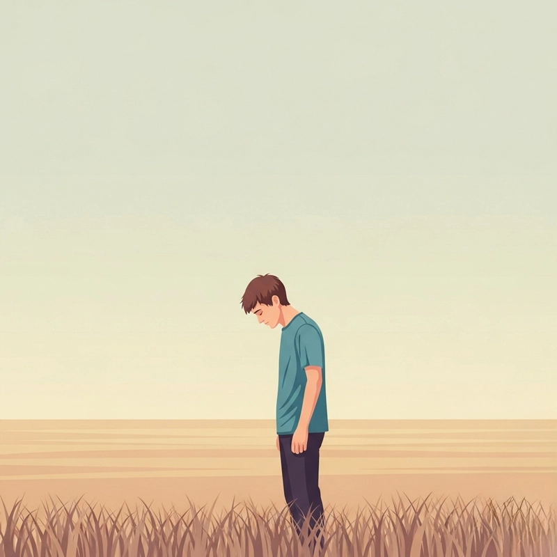 فردی که احساس تنهایی و دوری عاطفی دارد