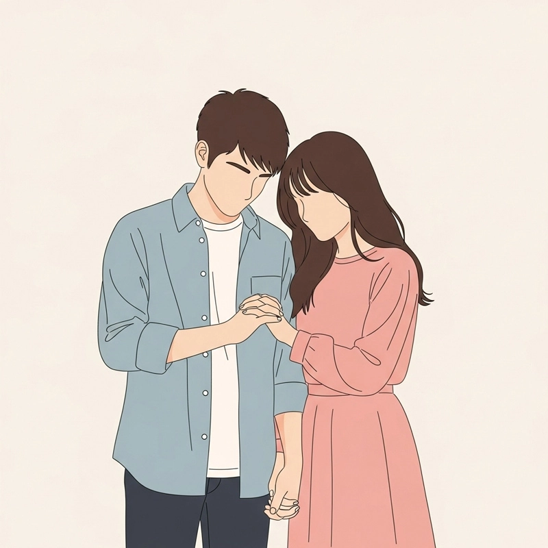 زوجی که با احترام و اعتماد متقابل در کنار هم هستند