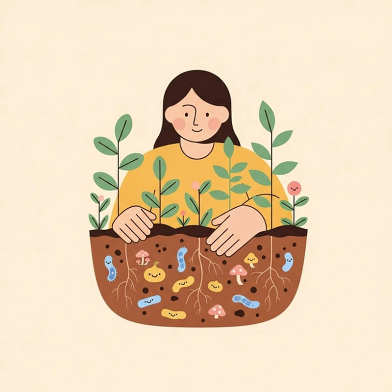 تماس ایمن با طبیعت و تنوع میکروبیوم برای سلامت بدن