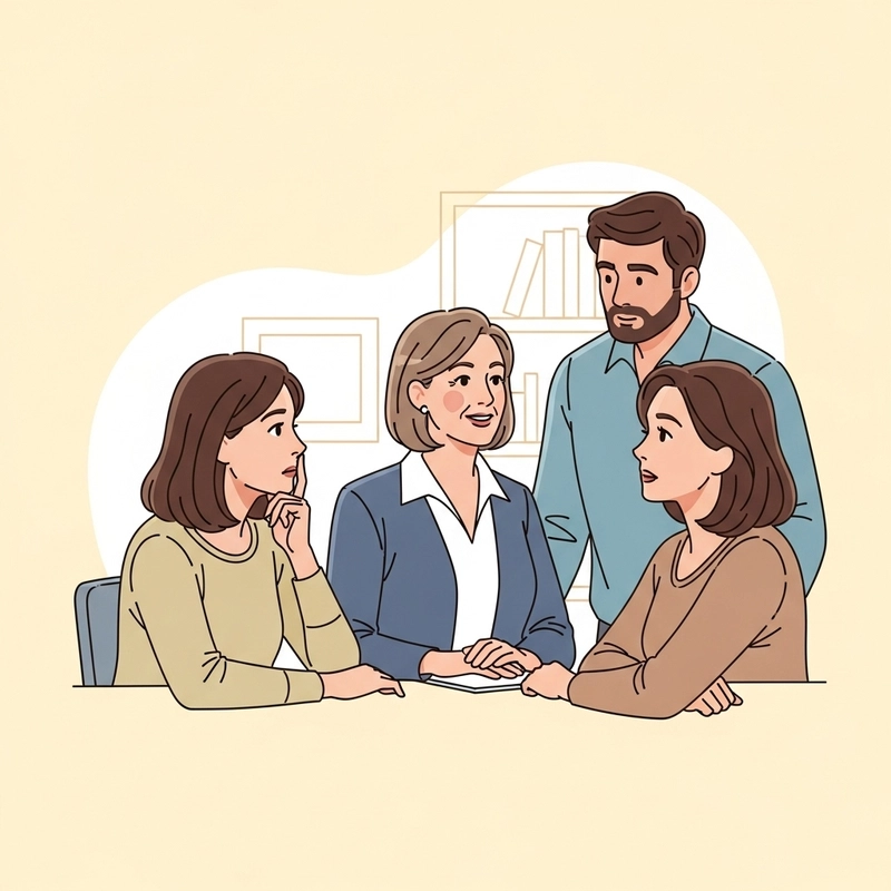 کودک ناراحت که روی زمین نشسته و مادر کنارش با آرامش حضور دارد