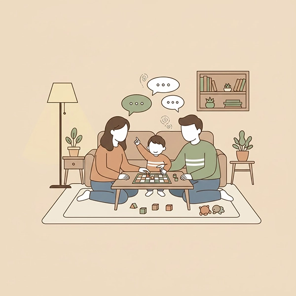 عصرِ خانوادگی آرام؛ بازیِ آزاد و گفت‌وگوی گرم به‌جای مسابقهٔ کلاس‌ها