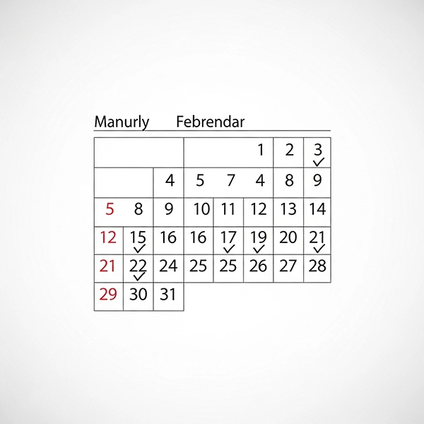 تقویم مرور فاصلهدار 1-3-7-30 برای تثبیت مطالب