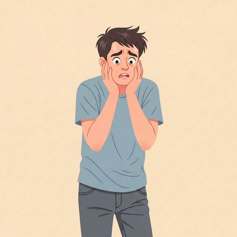 فردی که از فشار و تنش در رابطه احساس استرس می‌کند