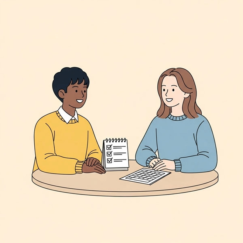 جلسه هفتگی برنامه‌ریزی و مرور توافق‌ها در زوجین